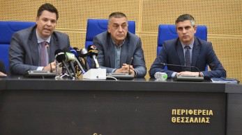 Στη Λάρισα Κοντογεώργης, Δήμας και Ταχιάος για υδροδότηση και οδικό δίκτυο: Έργα 900 εκατ. ευρώ Στη Λάρισα Κοντογεώργης, Δήμας και Ταχιάος για υδροδότηση και οδικό δίκτυο: Έργα 900 εκατ. ευρώ