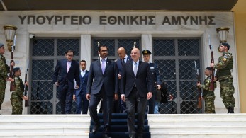 Δένδιας: Η ενίσχυση των αμυντικών οικοσυστημάτων στο επίκεντρο της συνάντησης  με τον υπουργό Βιομηχανίας των ΗΑΕ