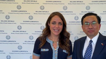 Συνάντηση Μιχαηλίδου με Κινέζο πρέσβη: Επιβεβαιώθηκε η στήριξη στις κοινωνικές δομές