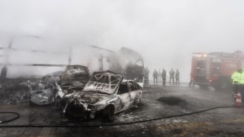 Εγνατία: σοκαριστική μαρτυρία 34χρονου οδηγού - Βγήκε από το αμάξι στιγμές πριν καεί ολοσχερώς