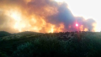 Σε ύφεση η φωτιά στο Γραμματικό – 62 πυρκαγιές σε όλη τη χώρα το τελευταίο 24ωρο
