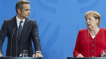 Τηλεφωνική επικοινωνία Μητσοτάκη-Μέρκελ