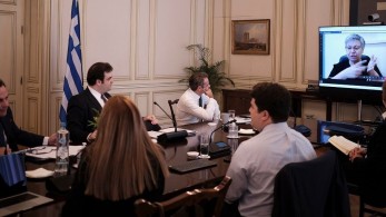 Τηλεδιάσκεψη υπό τον Μητσοτάκη για την ψηφιακή παροχή υπηρεσιών των ΚΕΠ (pics)