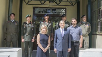 Στην Ρόδο ο αρχηγός ΓΕΕΘΑ Αλκιβιάδης Στεφανής για να τιμήσει πεσόντα πιλότο