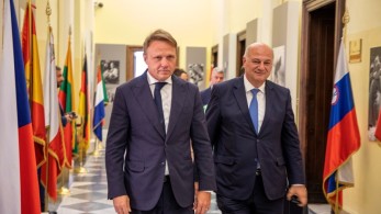 Συνάντηση Κώστα Τσιάρα με τον Ιταλό ομόλογό του Francesco Lollobrigida