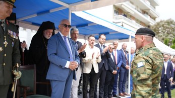 Ο Νικήτας Κακλαμάνης στον εορτασμό για την απελευθέρωση της Αλεξανδρούπολης