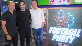 Μπασινάς και Κοτσόλης στο Πάμε Στοίχημα Football Party by Gazzetta για τον τελικό του Champions League Μπασινάς και Κοτσόλης στο Πάμε Στοίχημα Football Party by Gazzetta για τον τελικό του Champions League