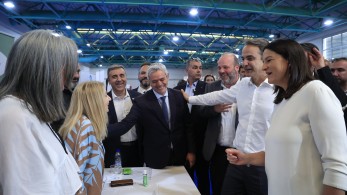 Στην 44η «Ημέρα Καριέρας» ο Κυριάκος Μητσοτάκης (photos)