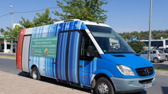 Στους δρόμους  της Καλαμάτας το πρώτο λεωφορείο που «μιλάει» για την κλιματική αλλαγή