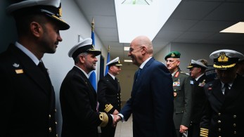 Στη Λοριάν ο Νίκος Δένδιας για την καθέλκυση της τρίτης φρεγάτας «Φορμίων» (photos)