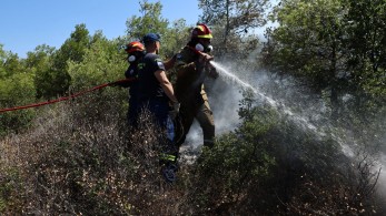 Φωτιά στην Αχαράβη Κέρκυρας