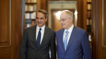 Συνάντηση Μητσοτάκη με Τασούλα στο Προεδρικό Μέγαρο