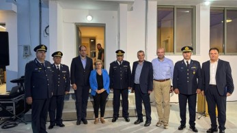 Ρέθυμνο: Εγκαινίασε το αναβαθμισμένο Πυροσβεστικό Κλιμάκιο Σπηλίου ο Γιάννης Κεφαλογιάννης