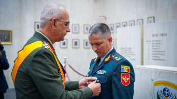 Απονομή Μεταλλίου στον Υπαρχηγό ΓΕΕΔ της Μολδαβίας από τον Αρχηγό ΓΕΕΘΑ