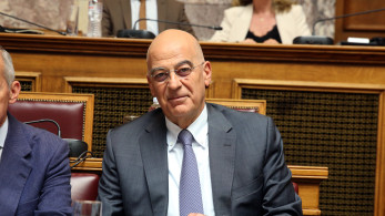 Συνάντηση Δένδια με τον Αρχιεπίσκοπο Σινά - Αμέριστη στήριξη στην ιστορική Μονή Σινά (photos)