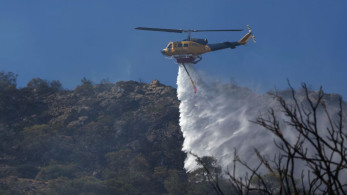 Φενεός Κορινθίας: μεγάλη αναζωπύρωση πάνω από τη Λαύκα (video)
