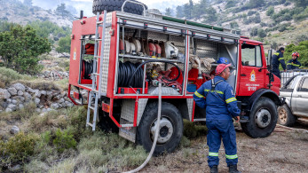 Συναγερμός στη Χίο - Μεγάλη αναζωπύρωση στο βουνό Προβατά