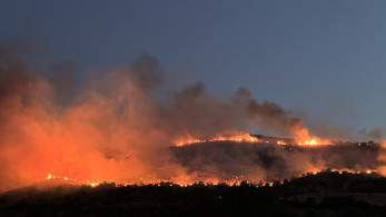 Ναύπακτος: συνεχής επιφυλακή για τη φωτιά - Δεν αναφέρονται ζημιές σε σπίτια (video)