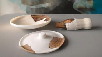 «Θραύσματα» στο καφέ του Εθνικού Αρχαιολογικού Μουσείου: εγκαίνια ανάμεσα σε γραμμές και μνήμες (photos)