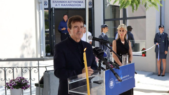 Ο Χρυσοχοΐδης εγκαινίασε το Α.Τ Καλλινδοίων - Γινόμαστε πιο χρήσιμοι και ωφέλιμοι στους πολίτες