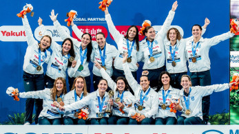 Εθνική Ομάδα Πόλο Γυναικών: Ξέφρενοι πανηγυρισμοί και δάκρυα χαράς στην απονομή του χρυσού  (video)