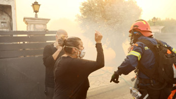 Φωτιά στην Κερατέα: κάτοικοι τρέχουν να σωθούν - Συγκλονιστικό βίντεο της ΕΛ.ΑΣ.