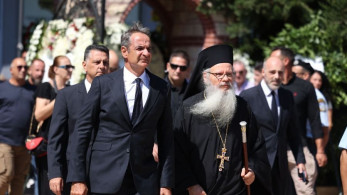 Μητσοτάκης στην κηδεία Βεσυρόπουλου: «Έφυγε το καλύτερο παιδί - Ψηλέ, θα μας λείψεις»