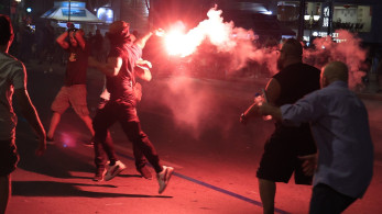 Επεισόδια στο Σύνταγμα: Μολότοφ και κρότου λάμψης μετά τη συγκέντρωση για τα Τέμπη - 4 συλλήψεις Επεισόδια στο Σύνταγμα: Μολότοφ και κρότου λάμψης μετά τη συγκέντρωση για τα Τέμπη - 4 συλλήψεις