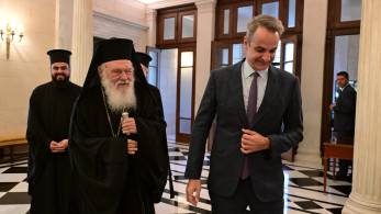 Συνάντηση Μητσοτάκη με τον Αρχιεπίσκοπο Ιερώνυμο: «Είμαστε εδώ για να αντιμετωπίσουμε από κοινού τις μεγάλες προκλήσεις»
