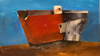 Στο καφέ του Εθνικού Αρχαιολογικού Μουσείου ο Δημήτρης Λουκόπουλος: ένας ζωγράφος-ταξιδευτής