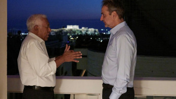 Η χαλαρή συνάντηση Κυριάκου Μητσοτάκη - Αντόνιο Κόστα (photos)