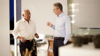 Συνάντηση Μητσοτάκη με Κόστα στο Μαξίμου