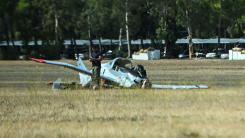 Έπεσε εκπαιδευτικό αεροσκάφος στο Τατόι - Στο νοσοκομείο τα δύο μέλη του πληρώματος