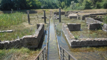 ΥΠΠΟ: ολοκληρώνονται τα αντιπλημμυρικά έργα στον αρχαιολογικό χώρο του Δίου (photos)