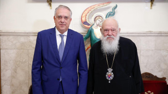 Συνάντηση Θεοδωρικάκου με τον Αρχιεπίσκοπο Ιερώνυμο - Τι συζήτησαν (photos)