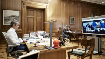 Ο Κυριάκος  Μητσοτάκης συμμετείχε στην τηλεδιάσκεψη της ΕΕ για την Ουκρανία