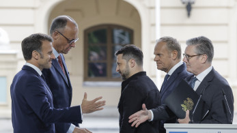 Μακρόν, Στάρμερ, Μερτς σε Ζελένσκι: Ακλόνητη η στήριξή μας στην Ουκρανία