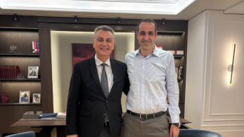 Ο Γρηγόρης Δημητριάδης συναντήθηκε με τον βουλευτή Καρδίτσας της ΝΔ, Γιώργο Κωτσό