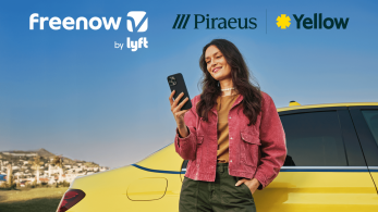 Η Πειραιώς φέρνει το Πρόγραμμα Επιβράβευσης Yellow στις μετακινήσεις με το Freenow
