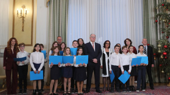 Χριστουγεννιάτικα κάλαντα στην Προεδρία της Δημοκρατίας