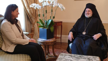 Νέα Υόρκη: συνάντηση Νίκης Κεραμέως με τον Αρχιεπίσκοπο Αμερικής Ελπιδοφόρο