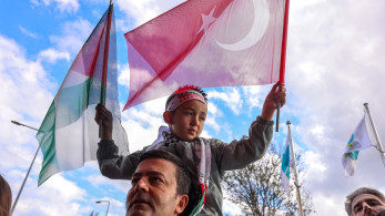 Κωνσταντινούπολη: χιλιάδες άνθρωποι διαδήλωσαν για τη Γάζα