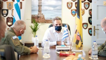 Επίσκεψη του Πρωθυπουργού Κυριάκου Μητσοτάκη στην 115 Πτέρυγα Μάχης στη Σούδα