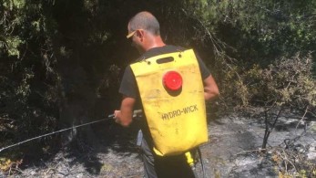 Σκιάθος: Σε εμπρησμό αποδίδει ο δήμαρχος τη φωτιά στο νησί Τσουγκριάς