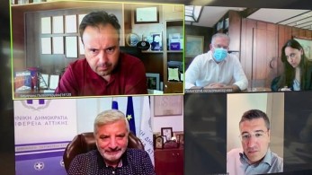 Τηλεδιάσκεψη Θεοδωρικάκου με προέδρους ΕΝΠΕ, ΚΕΔΕ και περιφερειάρχη Αττικής για τον κορωνοϊό