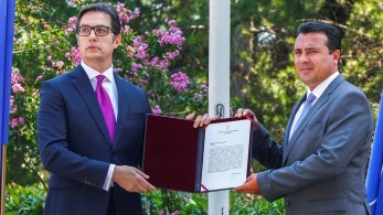 Σκόπια: Ο Ζάεφ έλαβε την εντολή για να σχηματίσει κυβέρνηση