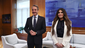 Γεύμα εργασίας των Κυριάκου Μητσοτάκη, Στιβ Μίραν, Κίμπερλι Γκιλφόιλ με επίκεντρο την οικονομική ανάκαμψη της Ελλάδας