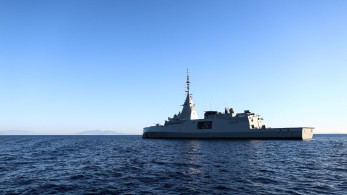 Στα ελληνικά νερά η φρεγάτα «Κίμων» - Live η υποδοχή από το Πολεμικό Ναυτικό (photos)