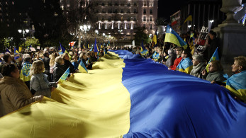 Πορεία για την ειρήνη στην Αθήνα: Ουκρανοί και Έλληνες ενωμένοι κατά της ρωσικής εισβολής (photos)