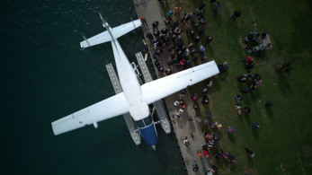 Υδροπλάνο προσθαλασσώθηκε για πρώτη φορά στην Ιτέα - Η Φωκίδα μπαίνει στον χάρτη των θαλάσσιων αερομεταφορών